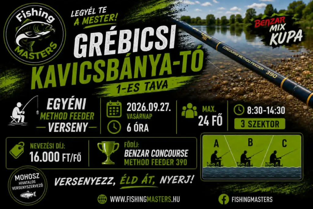 Grébicsi Kavicsbánya Tó, Egyéni Method Feeder Verseny